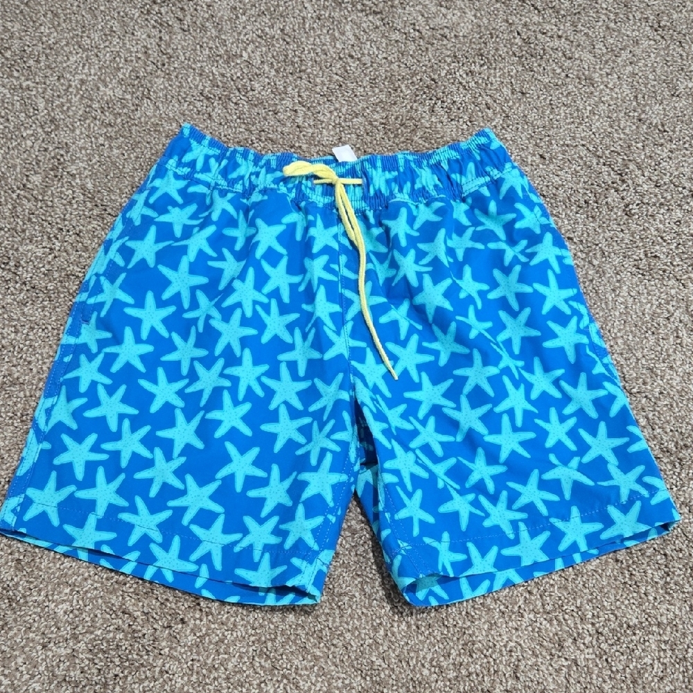 Crewcuts Boy's Vibrant Blue Starfish Kids Shorts Size 10